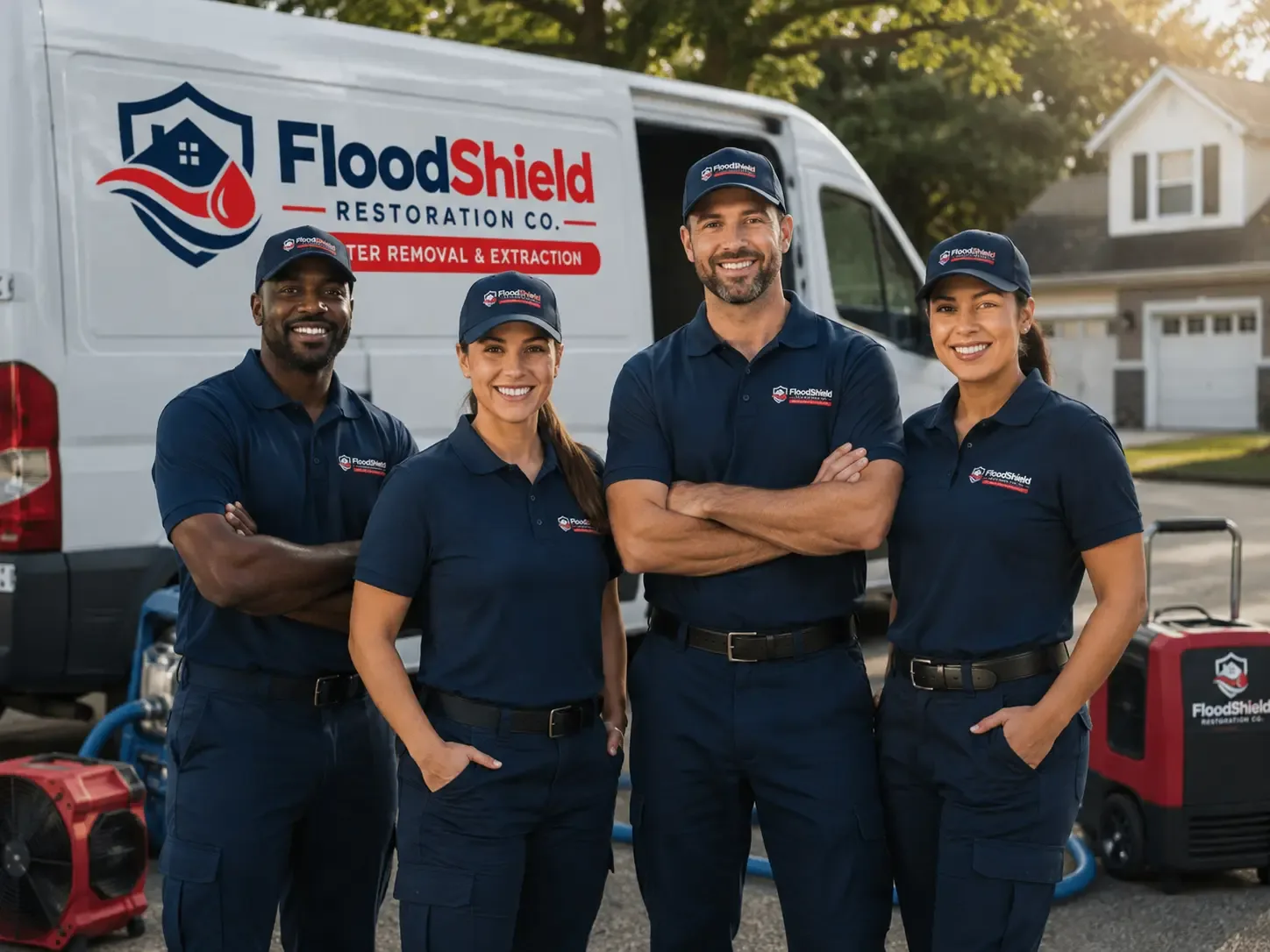 Flood Damage Restoration company in Wren, OH